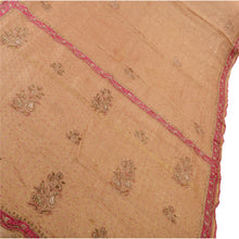 Load image into Gallery viewer, Antique Vintage Indian Saree Silk Blend Hand Embroidery Woven Fabric Zari Sari
