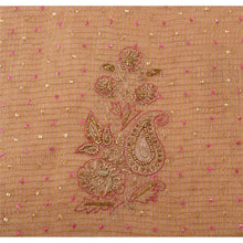 Load image into Gallery viewer, Antique Vintage Indian Saree Silk Blend Hand Embroidery Woven Fabric Zari Sari
