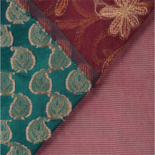 Load image into Gallery viewer, Sanskriti Vintage Indian Saree Art Silk Hand Embroidered Woven Fabric Zari Sari
