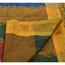 Load image into Gallery viewer, Sanskriti Vintage Indian Saree Art Silk Multi Color Woven Fabric Cultural Sari
