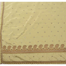 Load image into Gallery viewer, Sanskriti Vintage Indian Saree Art Silk Hand Beaded Green Fabric Cultural Sari
