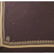 Load image into Gallery viewer, Sanskriti Antique Vintage Indian Saree Art Silk Hand Embroidery Fabric Zari Sari
