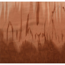 Load image into Gallery viewer, Sanskriti Vintage Indian Saree Georgette Embroidered Brown Craft Fabric Sari
