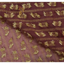 Load image into Gallery viewer, Sanskriti Antique Vintage Saree Georgette Hand Embroidery Woven Fabric Sari
