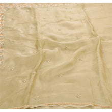 Load image into Gallery viewer, Sanskriti Antique Vintage Saree Tissue Hand Embroidery Fabric Premium Sari
