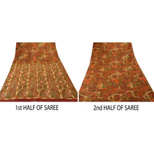 Load image into Gallery viewer, Sanskriti Antique Vintage Saree 100% Pure Silk Hand Beaded Fabric Premium Sari
