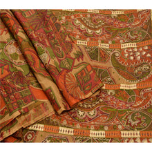 Load image into Gallery viewer, Sanskriti Antique Vintage Saree 100% Pure Silk Hand Beaded Fabric Premium Sari
