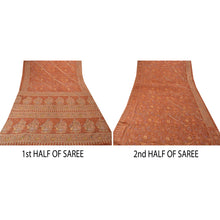 Load image into Gallery viewer, Sanskriti Vintage Indian Saree Silk Blend Hand Embroidered Fabric Premium Sari

