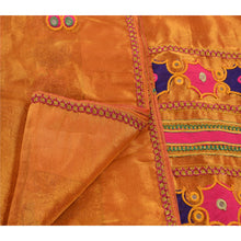Load image into Gallery viewer, Sanskriti Vintage Indian Saree Tissue Hand Embroidered Craft Fabric Premium Sari
