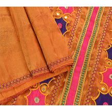 Load image into Gallery viewer, Sanskriti Vintage Indian Saree Tissue Hand Embroidered Craft Fabric Premium Sari
