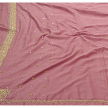 Load image into Gallery viewer, Sanskriti Vintage Indian Saree Art Silk Hand Beaded Craft Fabric Premium Sari
