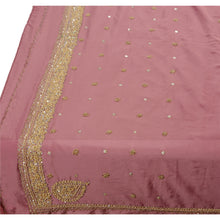 Load image into Gallery viewer, Sanskriti Vintage Indian Saree Art Silk Hand Beaded Craft Fabric Premium Sari
