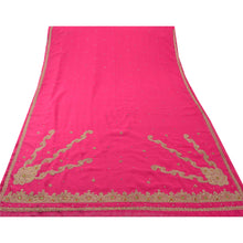 Load image into Gallery viewer, Sanskriti Antique Vintage Saree Georgette Hand Embroidery Fabric Premium Sari
