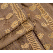 Load image into Gallery viewer, Sanskriti Vintage Indian Saree Art Silk Embroidered Craft Fabric Premium Sari
