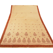 Load image into Gallery viewer, Sanskriti Vintage Indian Saree Art Silk Hand Embroidered Fabric Premium Sari
