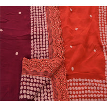 Load image into Gallery viewer, Sanskriti Vintage Saree Blend Georgette Hand Beaded Fabric Ethnic Premium Sari
