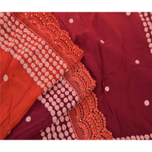 Load image into Gallery viewer, Sanskriti Vintage Saree Blend Georgette Hand Beaded Fabric Ethnic Premium Sari
