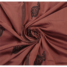 Load image into Gallery viewer, Sanskriti Vintage Indian Saree Art Silk Woven Brown Craft Fabric Premium Sari
