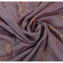 Load image into Gallery viewer, Sanskriti Antique Vintage Indian Saree Silk Blend Embroidery Fabric Premium Sari
