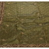 Sanskriti Vintage Indian Saree Tissue Hand Beaded Woven Sustainable Fabric Cultural Premium Sari
