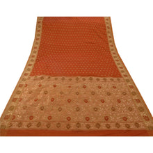 Load image into Gallery viewer, Sanskriti Vintage Indian Saree Art Silk Woven Craft Fabric Premium Sari
