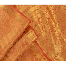Load image into Gallery viewer, Antique Vintage Saree Art Silk Woven Red Fabric Premium Sari with Blouse Piece
