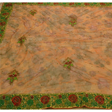 Load image into Gallery viewer, Sanskriti Vintage Indian Saree Net Mesh Hand Beaded Fabric Cultural Premium Sari
