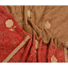 Load image into Gallery viewer, Vintage Indian Saree 100% Pure Crepe Silk Embroidered Fabric Ethnic Premium Sari
