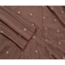Load image into Gallery viewer, Indian Saree Crepe Silk Hand Beaded Fabric Premium Ethnic Sari
