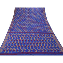 Load image into Gallery viewer, Sanskriti Vintage Indian Saree Art Silk Woven Blue Fabric Premium Sari
