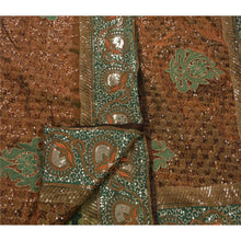 Load image into Gallery viewer, Sanskriti Antique Vintage Saree Cotton Embroidery Woven Fabric Premium Sari
