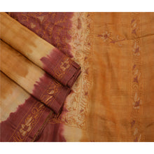 Load image into Gallery viewer, Indian Saree 100% Pure Silk Hand Embroidered Craft Fabric Sari
