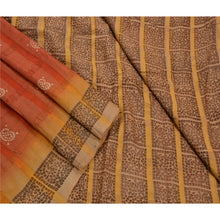 Load image into Gallery viewer, Sanskriti Antique Vintage Saree 100% Pure Silk Printed Craft Fabric Premium Sari
