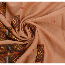 Load image into Gallery viewer, Sanskriti Vintage Peach Saree Pure Cotton Hand Embroidery Woven Fabric Premium Sari
