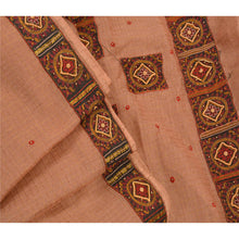 Load image into Gallery viewer, Sanskriti Vintage Peach Saree Pure Cotton Hand Embroidery Woven Fabric Premium Sari
