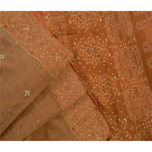 Load image into Gallery viewer, Antique Vintage Saree Organza Silk Hand Embroidery Woven Fabric Premium Sari
