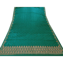 Load image into Gallery viewer, Saree Satin Silk Hand Embroidered Fabric Premium Ethnic Sari

