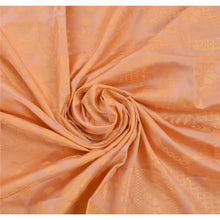 Load image into Gallery viewer, Indian Saree Art Silk Woven Peach Craft Fabric Premium Sari
