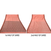Load image into Gallery viewer, Indian Saree Art Silk Woven Craft Pink Fabric Premium Sari
