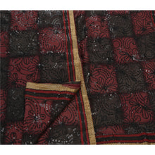 Load image into Gallery viewer, Antique Saree Blend Georgette Embroidered Fabric Premium Sari

