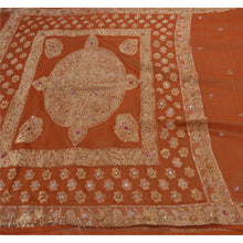 Load image into Gallery viewer, Sanskriti Antique Indian Vintage Saree Georgette Fabric Hand Embroidery Sari
