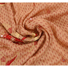 Load image into Gallery viewer, Saree Blended Silk Hand Beaded Craft Fabric Premium Sari
