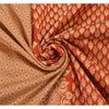 Sanskriti Vintage Red Saree Art Silk woven Sustainable Fabric Premium Cultural Sari