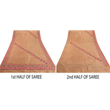 Load image into Gallery viewer, Sanskriti Vintage Indian Saree Art Silk Hand Woven Fabric Premium Cultural Sari
