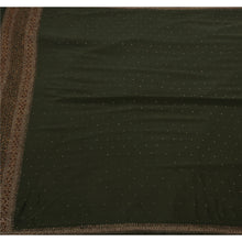 Load image into Gallery viewer, Sanskriti Vintage Saree Art Silk Hand Beaded Green Fabric Premium Ethnic Sari
