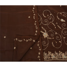 Load image into Gallery viewer, Saree Art Silk Hand Beaded Craft Fabric Premium Ethnic Sari
