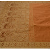 Sanskriti Vintage Antique Indian Saree Pure Satin Silk Woven Sustainable Fabric Premium Sari