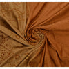 Sanskriti Vintage Antique Indian Saree Pure Satin Silk Woven Sustainable Fabric Premium Sari