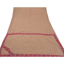 Load image into Gallery viewer, Vintage Indian Saree Cotton Hand Embroidered Fabric Premium Kutch Work Sari
