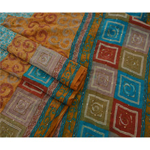 Load image into Gallery viewer, Sanskriti Vintage Indian Saree 100% Pure Crepe Silk Hand Beaded Craft Fabric Premium Sari
